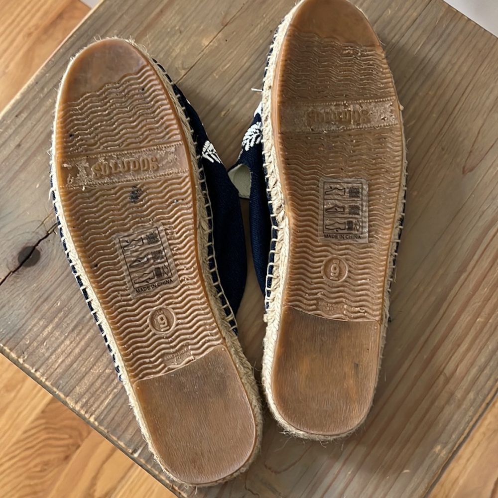 Soludos Canvas Embroidered Slides - image 4